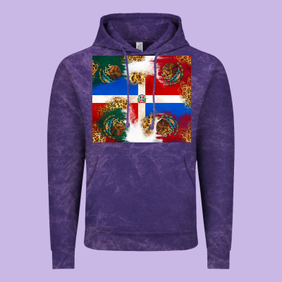 Mexican And Dominican Republic Vintage Hoodie Designed By Texasbilliewilder