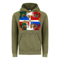 Vintage Olive Mexican and Dominican Republic Vintage Hoodie - texasbilliewilder