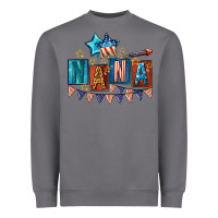 Storm American Nana 4th of july Heavyweight Sweatshirt - CowGirlArtShop