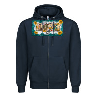 Navy western love nurse license plate template Zipper Hoodie - BarkalooDesign