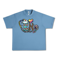 Pebble Blue Rn Urban Heavy Tee - CowhideDigitalArt