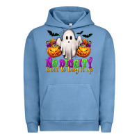 Pigment Pebble Blue No Diggity 'Bout To Bag It Up Urban Hoodie - texasbilliewilder