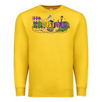Lemon louisiana mardi gras Premium Sweatshirt - MaliasSmallBusiness