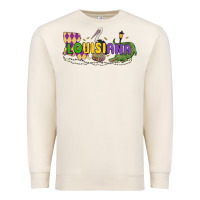 Sandshell louisiana mardi gras Premium Sweatshirt - MaliasSmallBusiness