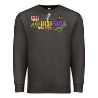 Smoke louisiana mardi gras Premium Sweatshirt - MaliasSmallBusiness