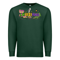 Sports Green louisiana mardi gras Premium Sweatshirt - MaliasSmallBusiness