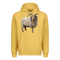 Antique Gold navajo churro sheep Premium Hoodie - LillyAllenDesigns