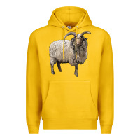 Lemon navajo churro sheep Premium Hoodie - LillyAllenDesigns