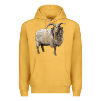 Mustard navajo churro sheep Premium Hoodie - LillyAllenDesigns
