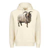 Sandshell navajo churro sheep Premium Hoodie - LillyAllenDesigns