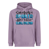 Somebodys Spoiled Blue Collar Girlfriend Heavyweight Hoodie | Teevron