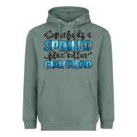 Sage somebodys spoiled blue collar girlfriend Heavyweight Hoodie - MaliasSmallBusiness