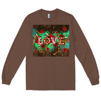 Chestnut love  and leopard with keys Long Sleeve Tee - AdoDesignShop