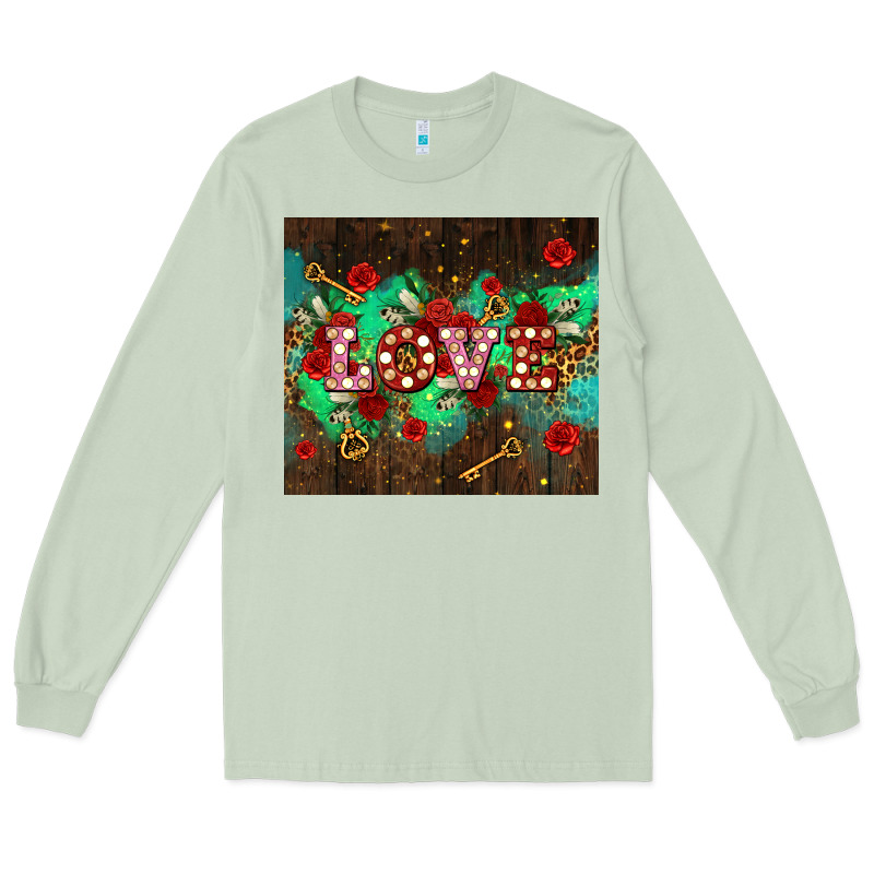 Love  And Leopard With Keys Long Sleeve Tee by AdoDesignShop | Teevron