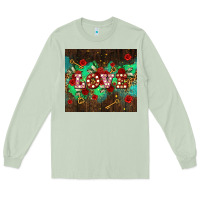 Matcha love  and leopard with keys Long Sleeve Tee - AdoDesignShop