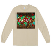 Mushroom love  and leopard with keys Long Sleeve Tee - AdoDesignShop