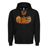 Black easter egg hunter boys Zipper Hoodie - Jasminsmagicworld