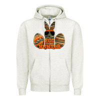Oatmeal Heather easter egg hunter boys Zipper Hoodie - Jasminsmagicworld