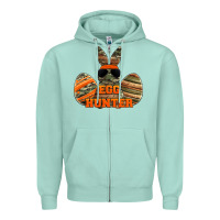 Seafoam easter egg hunter boys Zipper Hoodie - Jasminsmagicworld