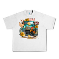 Lunar Rock farm truck farm animals Urban Heavy Tee - FaDigitalArtStudio