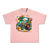 Salmon farm truck farm animals Urban Heavy Tee - FaDigitalArtStudio