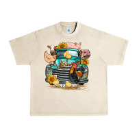 Sandshell farm truck farm animals Urban Heavy Tee - FaDigitalArtStudio