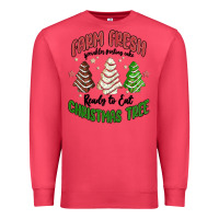 Cardinal farm fresh christmas tree Premium Sweatshirt - MaliasSmallBusiness