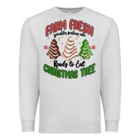 Dove Grey farm fresh christmas tree Premium Sweatshirt - MaliasSmallBusiness