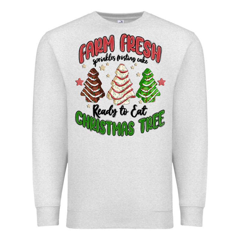 Farm Fresh Christmas Tree Premium Sweatshirt by MaliasSmallBusiness | Teevron