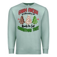 Seafoam farm fresh christmas tree Premium Sweatshirt - MaliasSmallBusiness