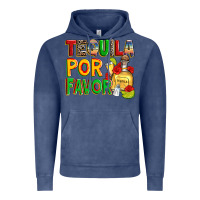 Vintage Denim tequila por favor Vintage Hoodie - Zillion Design Studio