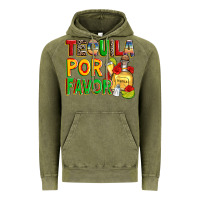 Tequila Por Favor Vintage Hoodie | Teevron