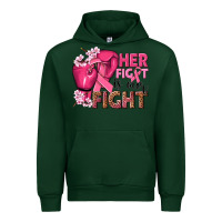 Forest Green her fight is our fight Urban Hoodie - NancyCooperArtShop