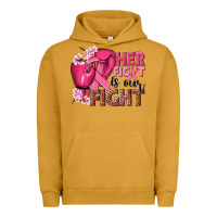 Pigment Peanut Butter her fight is our fight Urban Hoodie - NancyCooperArtShop