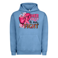 Pigment Pebble Blue her fight is our fight Urban Hoodie - NancyCooperArtShop