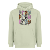 Matcha pray on it pray over it pray through it Heavyweight Hoodie - NancyCooperArtShop