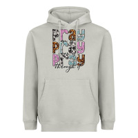 Moon Dust pray on it pray over it pray through it Heavyweight Hoodie - NancyCooperArtShop