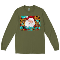 Army Green it's Christmas y'all background Long Sleeve Tee - JahusDesignShop