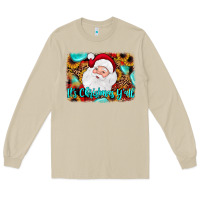 Mushroom it's Christmas y'all background Long Sleeve Tee - JahusDesignShop