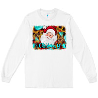 White it's Christmas y'all background Long Sleeve Tee - JahusDesignShop