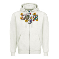 Oatmeal Heather western love nurse Zipper Hoodie - BarkalooDesign