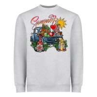 Heather Grey summer Heavyweight Sweatshirt - SublimationCraftShop