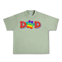 Oil Green lgbtq dad and paw Urban Heavy Tee - HRA Design Shop
