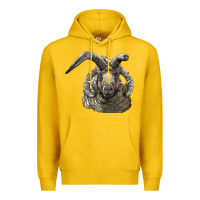 Lemon navajo churro sheep head Premium Hoodie - LillyAllenDesigns