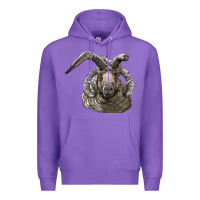 Purple navajo churro sheep head Premium Hoodie - LillyAllenDesigns
