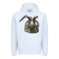 White navajo churro sheep head Premium Hoodie - LillyAllenDesigns