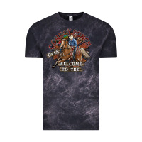 Cloud Black cowboy ranch Vintage Tee - SublimationCraftShop