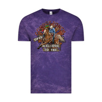Cloud Purple cowboy ranch Vintage Tee - SublimationCraftShop