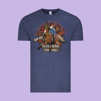 Cowboy Ranch Vintage Tee Designed By Sublimationcraftshop