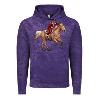 Cloud Purple christmas cowgirl Vintage Hoodie - RanaPortraitStore
